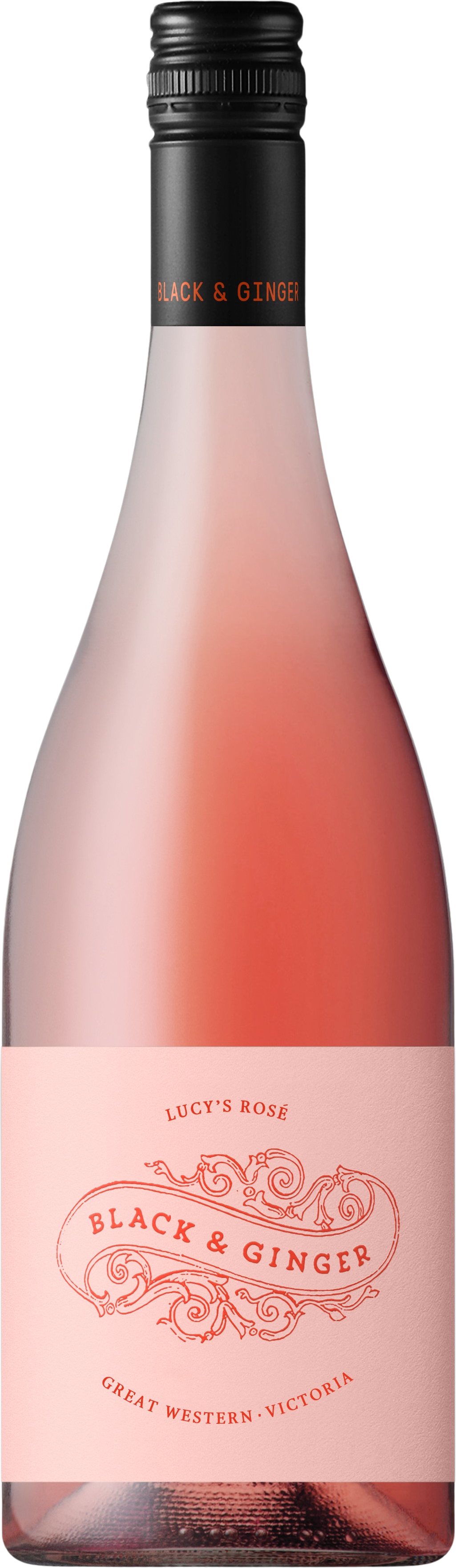 Black & Ginger Lucy's Rosé  2024 Grampians bottle